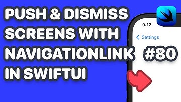 Navigate to Screens with NavigationLink and NavigationView in SwiftUI & Programmatic Navigation