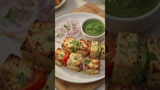 👉“Smoky paneer tikka 😍🍢Restaurant jaisa taste ghar par 🤤🔥#paneertikka #foodie #food #ai #crispy