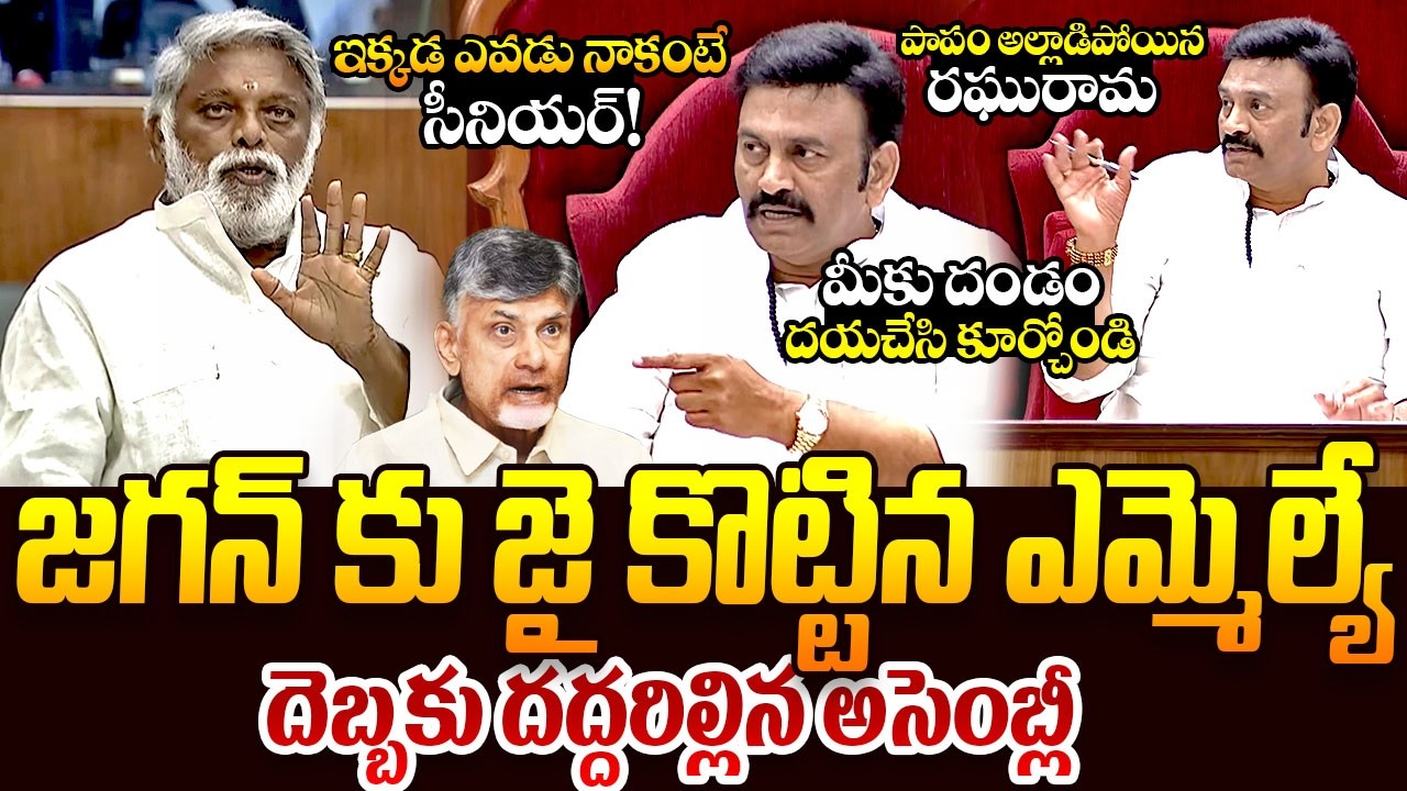 జగన్ కు జై కొట్టిన ఎమ్మెల్యే || MLA Jyothula Nehru Vs Speaker Raghurama In AP Assembly |TeluguRajyam