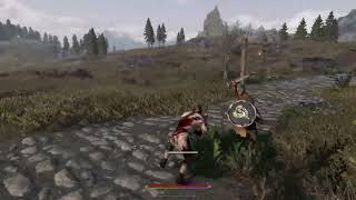 Skyrim Greatsword 3 hit Normal attack and 3 hit forward power attack animation. Skyrim Greatsword 3 hit Normal attack and 3 hit forward power attack animation.