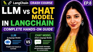 LLM vs Chat Model in LangChain — Complete Hands-On Guide | Ep.8