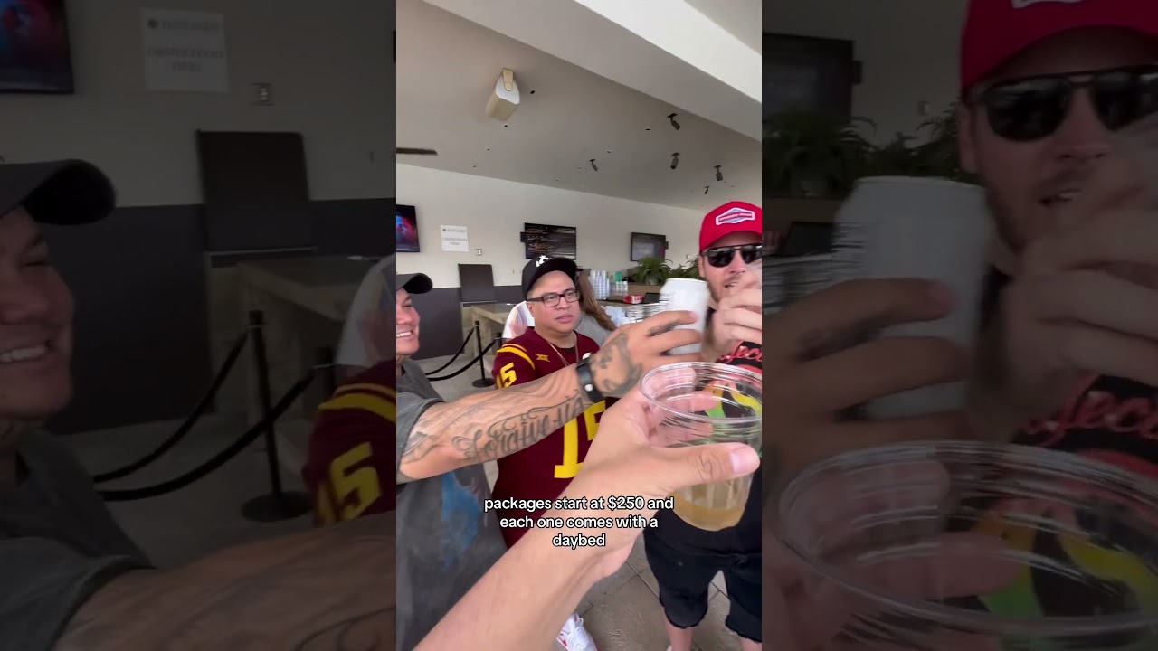 Cheapest Pool Party in Las Vegas affordable cabanas daybeds dayclub bottle service drinks night swim