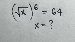 Solve for x in this nice Algebra equation | Math Olympiad Mathematics