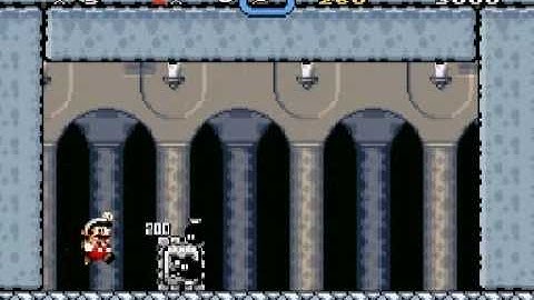 Super Mario World Custom Boss - Homing Thwomp