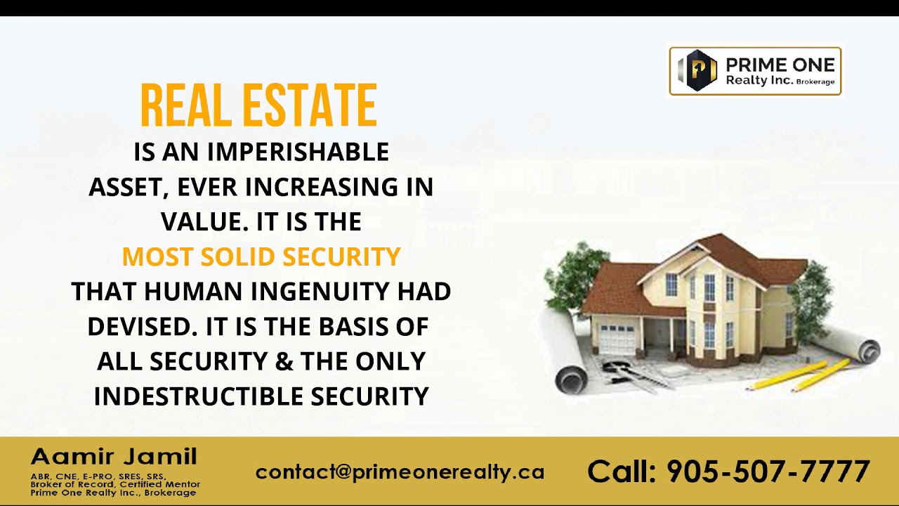 Real Estate Investment Prime one Realty Inc YouTube