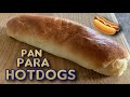 🔥Pan para HOTDOG o medias noches hecho a mano, sin mejorante