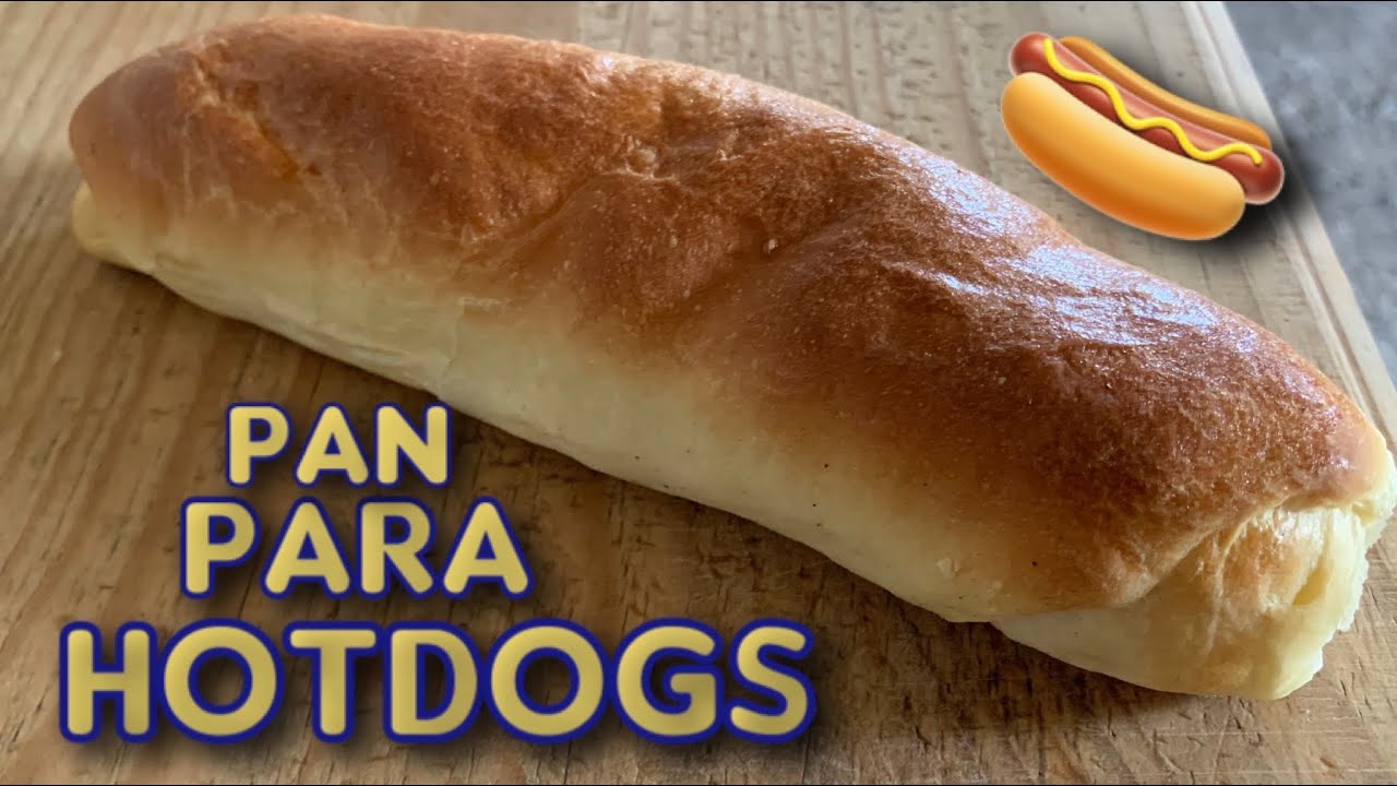 🔥Pan para HOTDOG o medias noches hecho a mano, sin mejorante