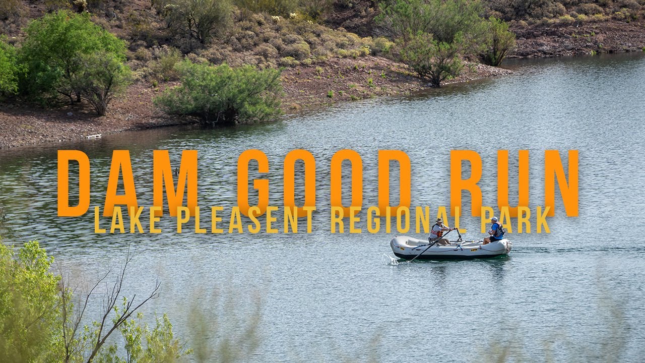 The 2022 Dam Good Run at Lake Pleasant | Trail Running Lake Party 🎉
