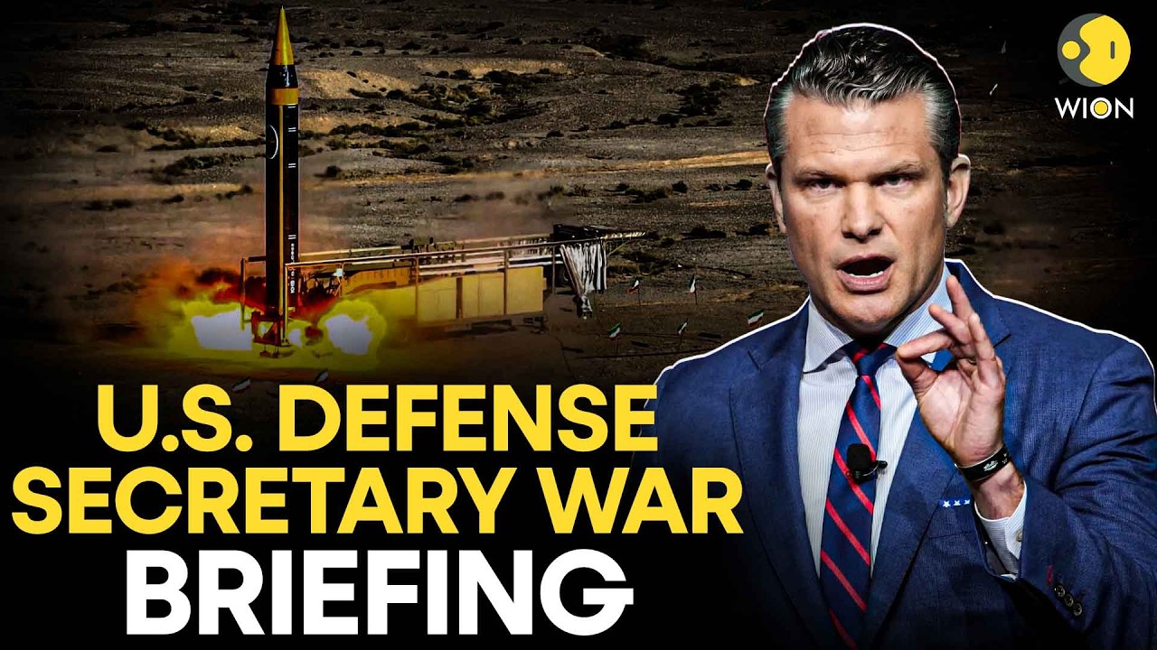 LIVE: US Defense Secretary Pete Hegseth Briefs Media At CENTCOM Amid Iran War | WION Live