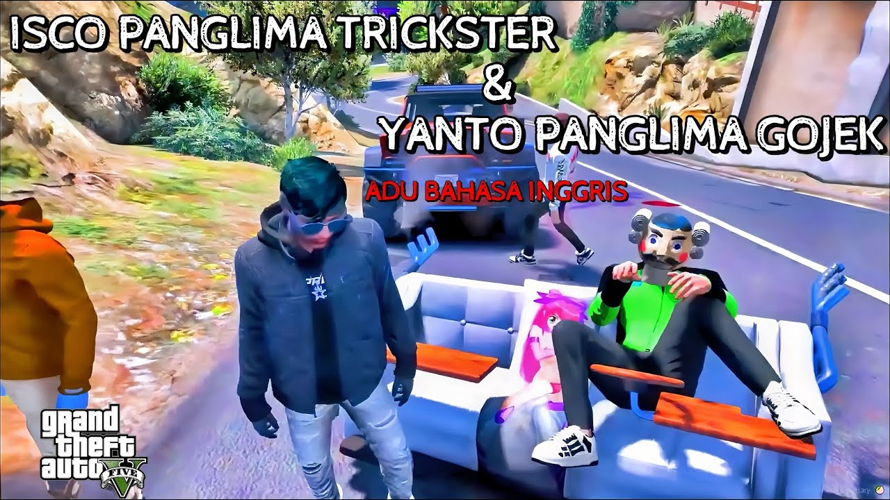 RANDOM MOMENT pt.19‼️ KEKOCAKAN ISCO & YANTO GOJEK⁉️ GTA V ROLEPLAY #trickster #hopefully