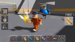 I Unlocked All FREE BATON'S in 🚨 BARRY'S PRISON RUN All Items and Morphs Obby New Update