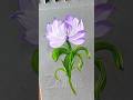 💜EASY flower painting tutorial for beginners 🖌️🎨#shorts #viral #beginners #flowerpainting #easy