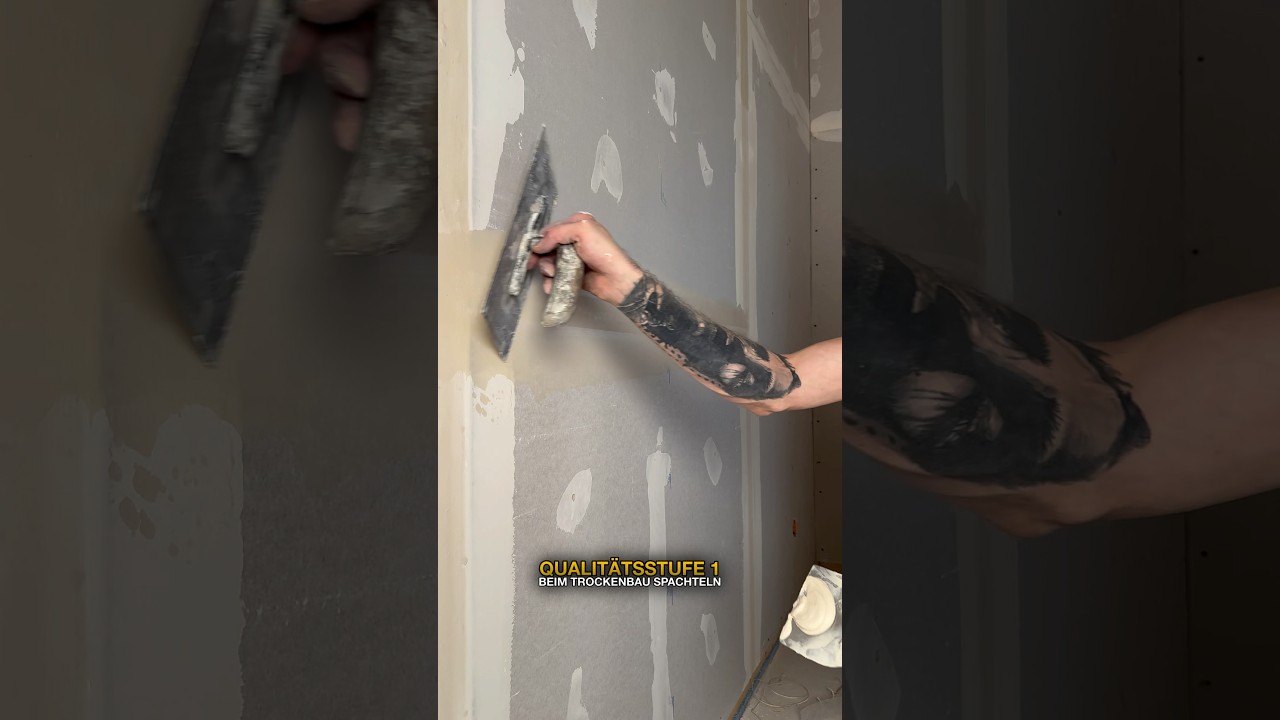 ✨ Qualitätsstufe 1 – so wird’s gemacht! ✨ #diy #handwerk #hausbau #renovation #sanierung #gips #haus
