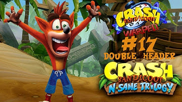 Warped - Walkthrough Part 17 - Double Header - Crash Bandicoot N. Sane Trilogy