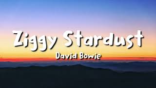 Video thumbnail of "David Bowie - Ziggy Stardust (lyrics)"