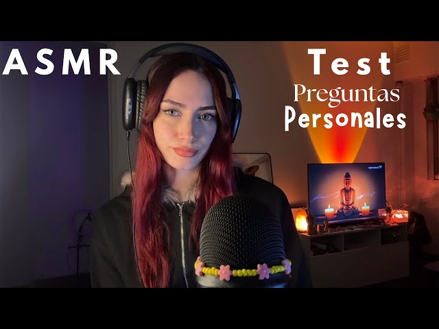 ASMR TEST Preguntas Personales ✮⋆˙🎧 ⋆˙⟡