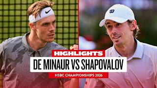 De Minaur Dominates Alex De Minaur Vs Denis Shapovalov Hsbc Championships