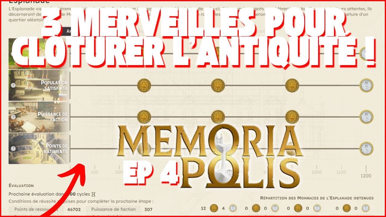EP 4 | Clôture parfaite de l’Antiquité avec 3 merveilles mythiques ! ⏳💫   Memoriapolis