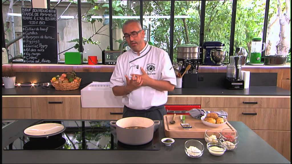 Recette 100% bio : le boeuf bourguignon cuisson lente proposé par Didier Thévenet