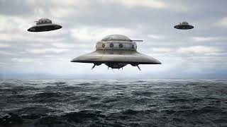 Unreal Engine 5 - UFOs above the ocean Unreal Engine 5 - UFOs above the ocean