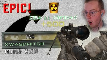 AGGRESSIVE SNIPING NUKE WITH EPIC CLIPS! (MW2)