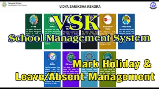 VSK -SMS | Mark Holiday & Leave/Absent Management screenshot 5