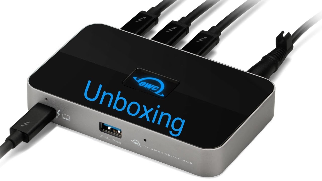 OWC Thunderbolt 4 Hub (Unboxing) - YouTube