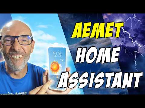 ☀️ Un TRUCO de AEMET para PREIVISÓN TIEMPO en Home Assistant