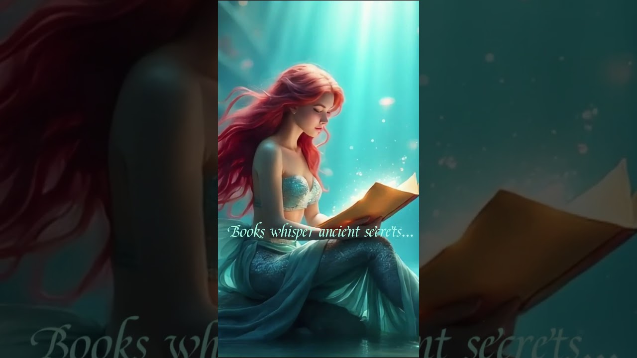 🧜‍♀️🌊 Inside the Mermaid’s Library – Relaxing Ocean Ambience  