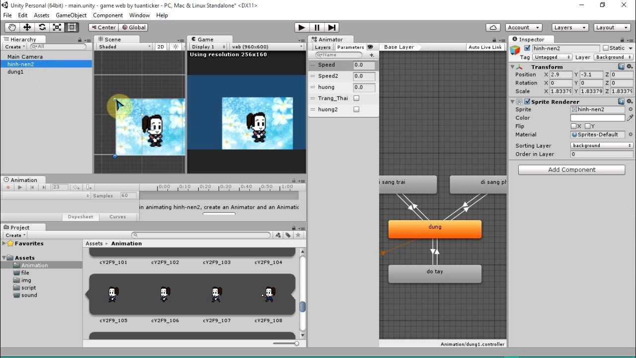 Animator parameters in unity tuan ticker youtube