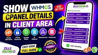 How to Show cPanel Username, Password, Domain, IP & Nameservers in WHMCS Client Area 🚀