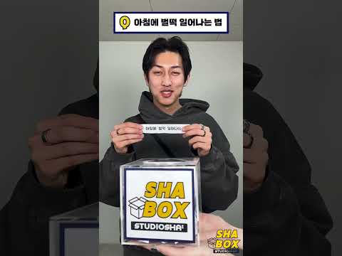 구구의 아침에 벌떡 일어나는 법은?ㅣ 샤박스