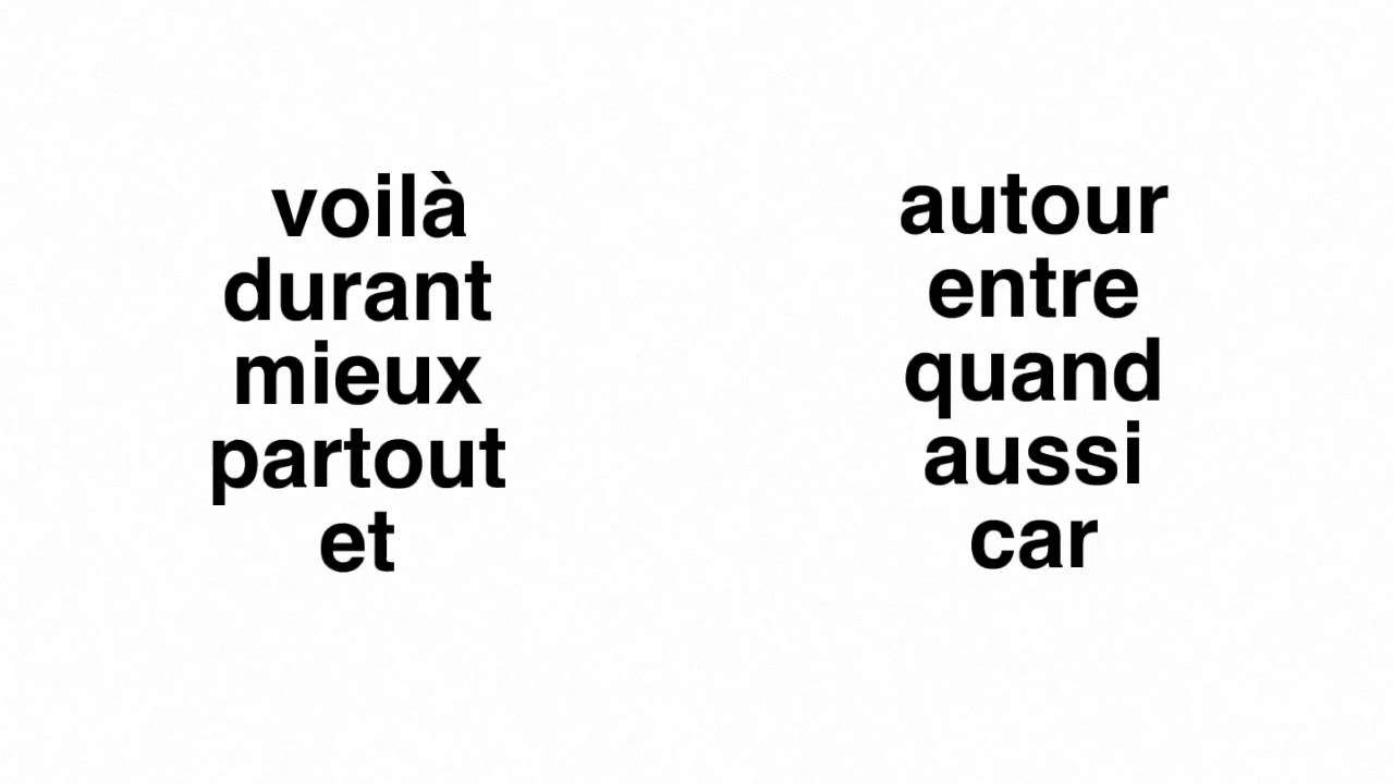 OU4 : LES MOTS INVARIABLES