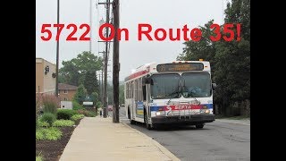NeoplanDude | SEPTA 2004 New Flyer D40LF #5722 On Route 35, Manayunk Roxborough Loop!