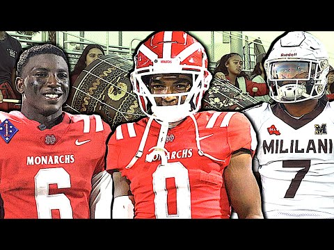 🔥🔥 MATER DEI #2 Team in the Nation vs Hawaii Power House MILILANI 🔥 The Monarch RBs WENT CRAZY 💨