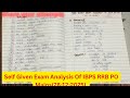 ✍️🤯IBPS RRB PO Mains Self Given Exam Analysis (28-12-2025) || share your attempts 👇