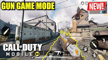 *NEW* CALL OF DUTY MOBILE - GUN GAME MODE GAMEPLAY ULTRA 60FPS