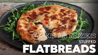 Stuffed Flatbreads | Akis Petretzikis Stuffed Flatbreads | Akis Petretzikis