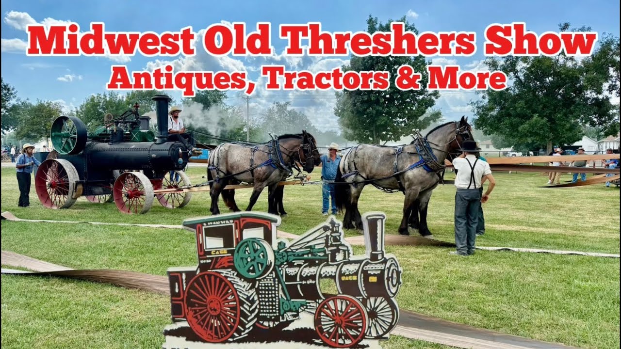 Выставка «Старые молотильщики Среднего Запада» — антиквариат, тракторы и многое другое