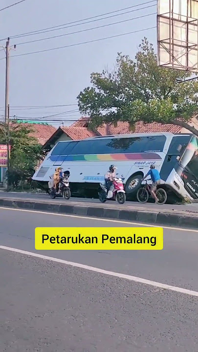 Laka Sinar jaya Di Petarukan Pemalang