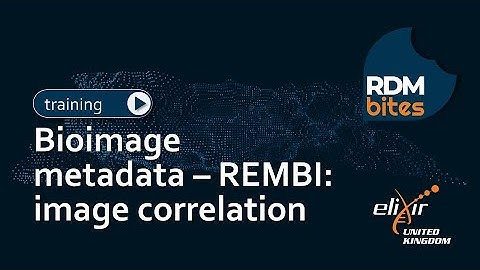 RDMbites | Bioimage metadata – REMBI: image correlation
