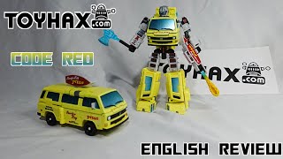 Video Review for Toyhax Labels of Code Red (Stranger Things X Transformers)