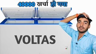 40000 खर्चा हो गया voltas freezer 500L le liya #manojdey #youtube #sauravjoshivlogs