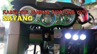 cara memasang lampu rel sorot lighting