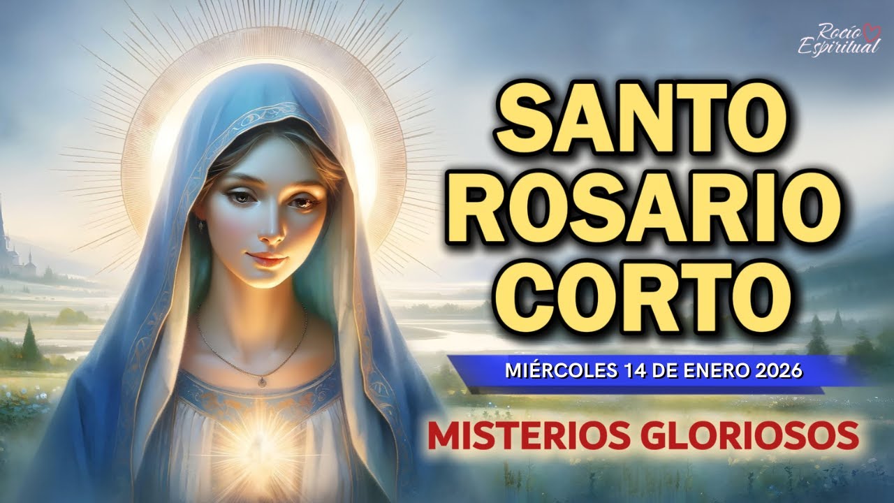 📿 Santo Rosario de Hoy 14 de Enero | Misterios Gloriosos | Virgen María