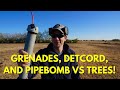 Detcord pipebombs et grenades vs arbres partie 1 topshottreeservice