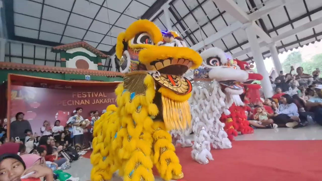 Pertunjukan Barongsai imlek TMII 2026