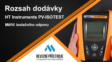 HT Instruments PV-ISOTEST - rozsah dodávky (www.RevizniPristroje.cz)