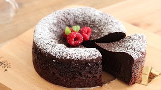 濃厚ガトーショコラの作り方 Flourless Gateau Chocolat｜HidaMari Cooking