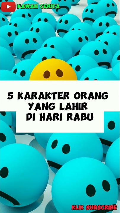 5 karakter orang yang lahir di hari rabu.#shorts #viral #trending